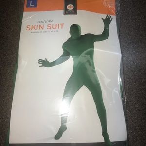 🆕Green Man Skin Suit Halloween Costume or Film Suit for “Green Screen”